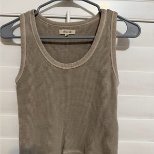 Madewell Taupe Tank Top